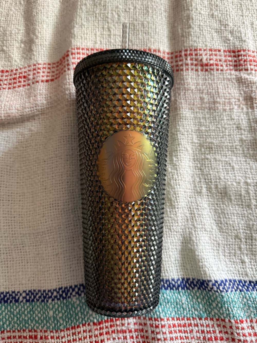Starbucks Iridescent Black Studded Tumbler
